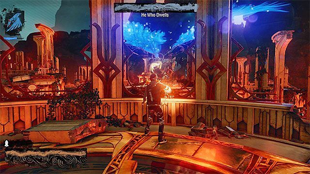 Wyprowadzaj ataki dystansowe, stopniowo osłabiając bossa - 11 - Heavens Hellfire - Opis przejścia - inFamous: Second Son - poradnik, opis przejścia, miasto