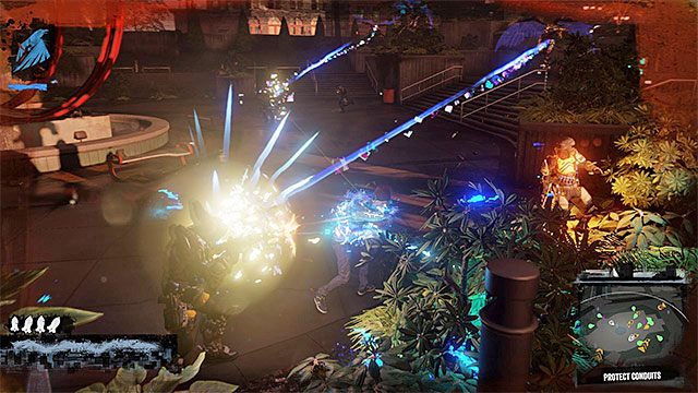 Wyszukuj elitarnych wrogów i staraj się ich sprawnie eliminować - 13a - Flight of Angels - Opis przejścia - inFamous: Second Son - poradnik, opis przejścia, miasto