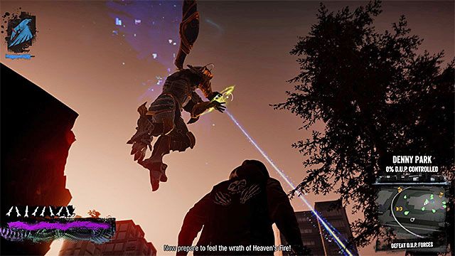 Pojawienie się wielkiego anioła pomoże w szybkim wygraniu bitwy - 13a - Flight of Angels - Opis przejścia - inFamous: Second Son - poradnik, opis przejścia, miasto