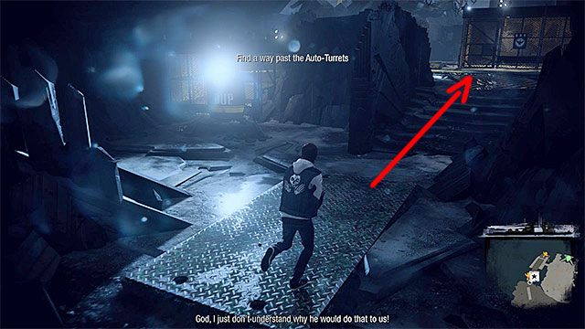 Po tym jak ponownie przejmiesz kontrolę nad Delsinem oddal się szybko od grupki żołnierzy, którzy wyruszą w stronę Delsina, albowiem Reggie użyje wkrótce wyrzutni rakiet do pozbycia się ich i jeśli będziesz stał zbyt blisko to również możesz odnieść obrażenia - 15 - Quid pro Quo - eksploracja więzienia na wyspie - Opis przejścia - inFamous: Second Son - poradnik, opis przejścia, miasto