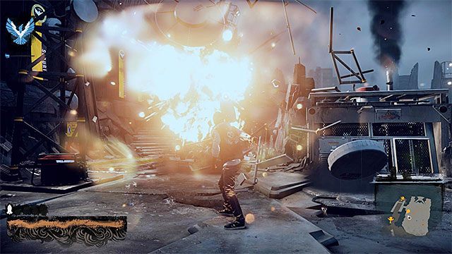 Odpalaj rakiety żeby niszczyć osłonę Augustine - 15 - Quid pro Quo - eksploracja więzienia na wyspie - Opis przejścia - inFamous: Second Son - poradnik, opis przejścia, miasto