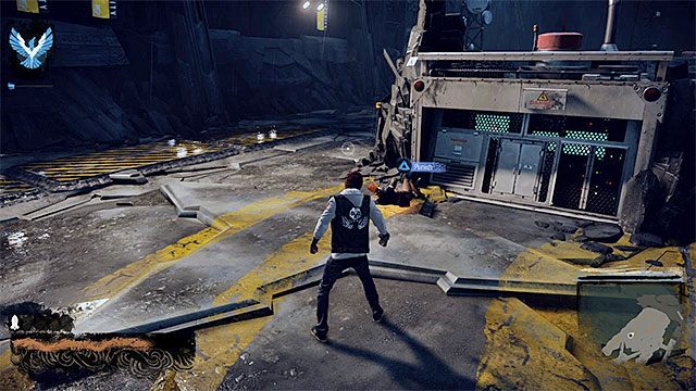 Po tym jak pozbawisz Brooke Augustine całej osłony zadaj jej jeszcze trochę obrażeń, które będą już ją bezpośrednio osłabiały - 15 - Quid pro Quo - eksploracja więzienia na wyspie - Opis przejścia - inFamous: Second Son - poradnik, opis przejścia, miasto