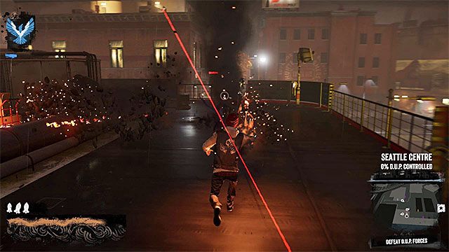 Rozpraw się ze wszystkimi żołnierzami D.U.P. - 15 - Quid pro Quo - odnalezienie Hanka - Opis przejścia - inFamous: Second Son - poradnik, opis przejścia, miasto 