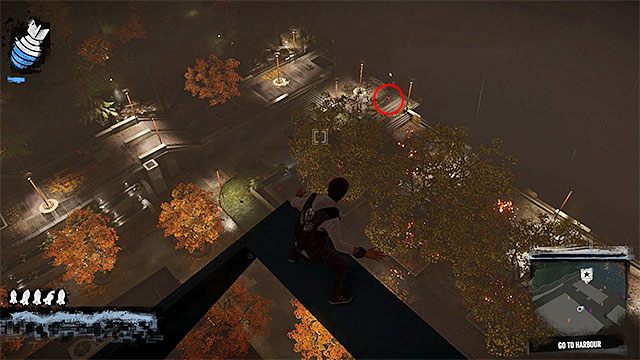 Miejsce odnalezienia Hanka - 15 - Quid pro Quo - odnalezienie Hanka - Opis przejścia - inFamous: Second Son - poradnik, opis przejścia, miasto 