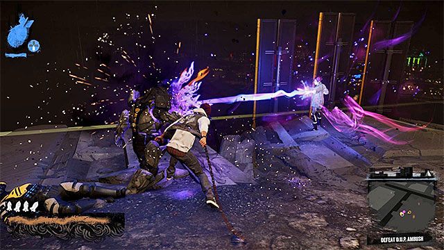 Współpracuj z Fetch i wspólnie pozbywajcie się kolejnych wrogów - 17a - Expose Augustine - wspinaczka na szczyt wieży - Opis przejścia - inFamous: Second Son - poradnik, opis przejścia, miasto