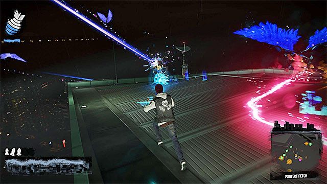 Oczyść dach z sił wroga i dopiero wtedy odbij się od anteny - 17a - Expose Augustine - wspinaczka na szczyt wieży - Opis przejścia - inFamous: Second Son - poradnik, opis przejścia, miasto