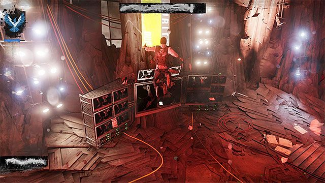 Możesz od teraz sprawniej przemieszczać się po atrium i pozostawać na dłużej w powietrzu - 17a - Expose Augustine - pokonanie Augustine - Opis przejścia - inFamous: Second Son - poradnik, opis przejścia, miasto