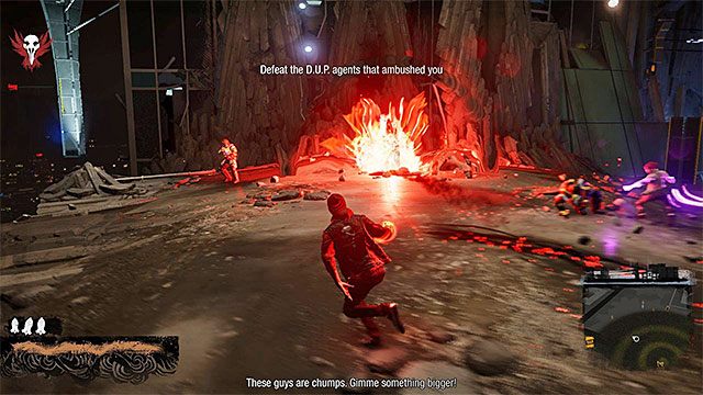 Współpracuj z Fetch i wspólnie pozbywajcie się kolejnych wrogów - 17b - Kill Augustine - wspinaczka na szczyt wieży - Opis przejścia - inFamous: Second Son - poradnik, opis przejścia, miasto 