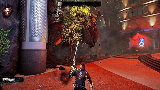 Odbieraj Augustine kolejne punkty energii i sam staraj się uniknąć przedwczesnej śmierci - 17b - Kill Augustine - pokonanie Augustine - Opis przejścia - inFamous: Second Son - poradnik, opis przejścia, miasto