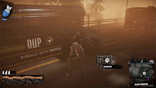 Jeden z autobusów więziennych - 9 - The Fan - Opis przejścia - inFamous: Second Son - poradnik, opis przejścia, miasto