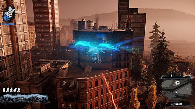 Dach budynku, na którym Hank walczy z oddziałami D.U.P. - 14 - The Return - Opis przejścia - inFamous: Second Son - poradnik, opis przejścia, miasto