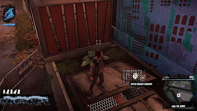 Wejście do kryjówki Eugenea - Rozdział 2, część 3 - czynności do wykonania w grze - Tajemnice inFamous (inFamous Paper Trail) - inFamous: Second Son - poradnik, opis przejścia, miasto