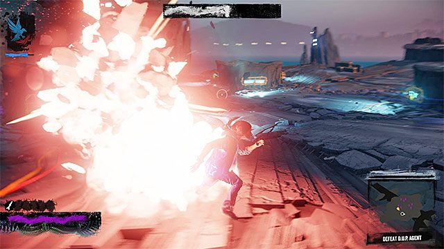 Ataki w zwarciu w wykonaniu bossa są bardzo silne - 8 - The Test - Opis przejścia - inFamous: Second Son - poradnik, opis przejścia, miasto