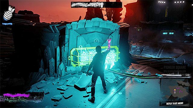 Nie wysysaj energii z lamp jeżeli znajdujesz się w zasięgu rażenia bossa - 8 - The Test - Opis przejścia - inFamous: Second Son - poradnik, opis przejścia, miasto