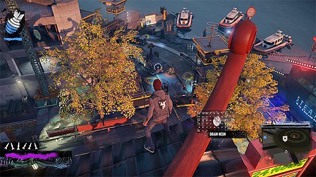Podgląd na wrogą bazę - Lantern District - Trudniejsze aktywności - Miasto - inFamous: Second Son - poradnik, opis przejścia, miasto