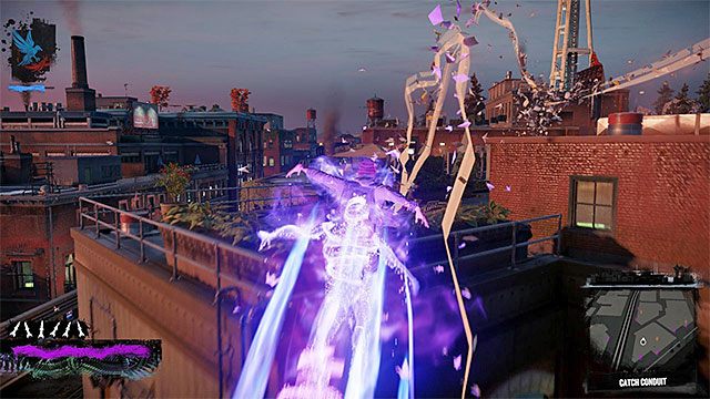 Podążaj za papierowym królikiem, wykorzystując pozostawiane przez niego ślady do łatwiejszej nawigacji - Rozdział 1, część 1 - czynności do wykonania w grze - Tajemnice inFamous (inFamous Paper Trail) - inFamous: Second Son - poradnik, opis przejścia, miasto 