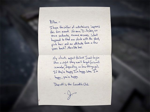 Kliknij na gotówce i przeczytaj list - Rozdział 1, część 2 - czynności do wykonania poza grą - Tajemnice inFamous (inFamous Paper Trail) - inFamous: Second Son - poradnik, opis przejścia, miasto
