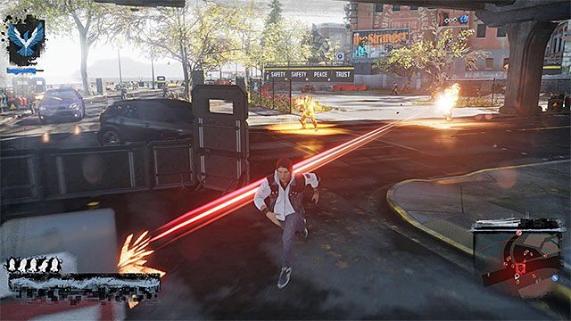 Jeden z przykładowych ataków sił D.U.P. - Eksploracja miasta po ukończeniu gry - inFamous: Second Son - poradnik, opis przejścia, miasto