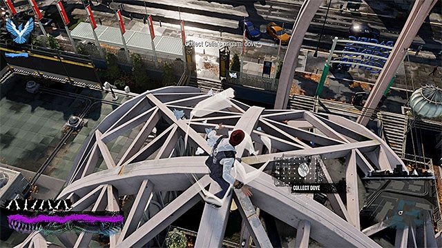 Miejsce odnalezienia gołębia - Rozdział 4, część 1 - czynności do wykonania w grze - Tajemnice inFamous (inFamous Paper Trail) - inFamous: Second Son - poradnik, opis przejścia, miasto 