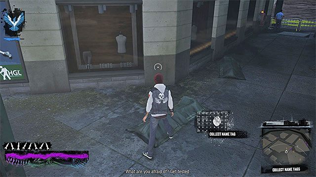 Przykładowy worek ze zwłokami - Rozdział 4, część 2 - czynności do wykonania w grze - Tajemnice inFamous (inFamous Paper Trail) - inFamous: Second Son - poradnik, opis przejścia, miasto 