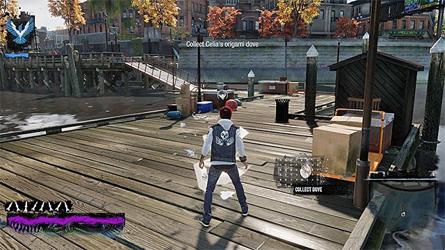 Zabierz nowego gołębia - Rozdział 4, część 3 - czynności do wykonania w grze - Tajemnice inFamous (inFamous Paper Trail) - inFamous: Second Son - poradnik, opis przejścia, miasto 