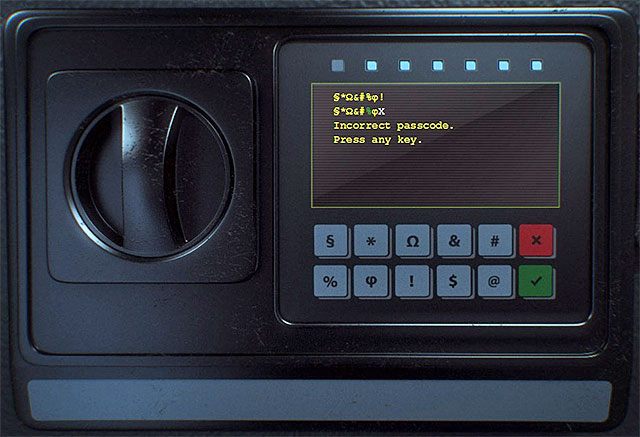 Należy próbować kolejnych kombinacji do momentu odgadnięcia tej właściwej - Rozdział 5, część 2 - czynności do wykonania poza grą - Tajemnice inFamous (inFamous Paper Trail) - inFamous: Second Son - poradnik, opis przejścia, miasto