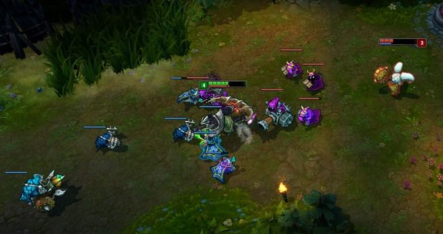 Pamiętajmy, że nieumiejętne korzystanie z umiejętności bijących AoE (obrażenia zadawane wielu wrogom naraz, np - Kontrola Linii | League of Legends - League of Legends - poradnik do gry