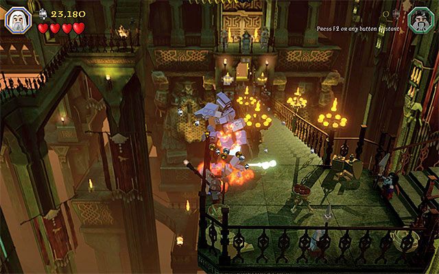 Wymagania: laska Sarumana - Etap 1 (Greatest Kingdom in Middle-Earth) - LEGO The Hobbit - poradnik do gry