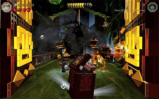 Rozglądaj się za minizestawem w trakcie rozgrywania sceny ucieczki - Etap 1 (Greatest Kingdom in Middle-Earth) - LEGO The Hobbit - poradnik do gry