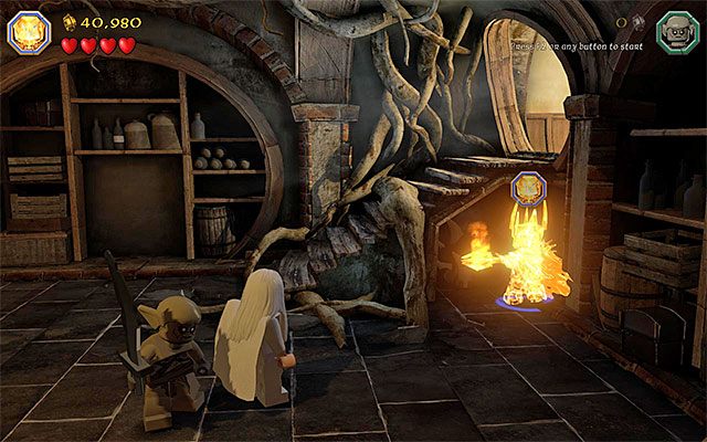 Obszar pod schodami - Etap 2 (An Unexpected Party) - LEGO The Hobbit - poradnik do gry