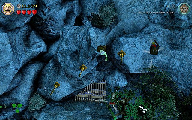 Doskakuj do kolejnych drążków - Etap 3 (Azog the Defiler) - LEGO The Hobbit - poradnik do gry