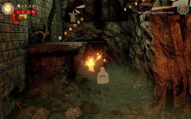 Dolny obszar jest zarezerwowany dla Saurona - Etap 3 (Azog the Defiler) - LEGO The Hobbit - poradnik do gry