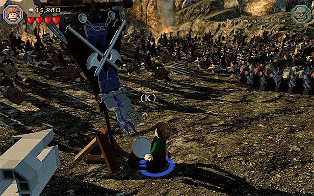Wymagania: umiejętność podkładania ognia (np - Etap 3 (Azog the Defiler) - LEGO The Hobbit - poradnik do gry