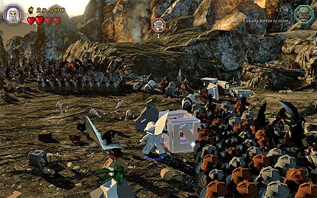 Skrzynia nadająca się do zniszczenia - Etap 3 (Azog the Defiler) - LEGO The Hobbit - poradnik do gry