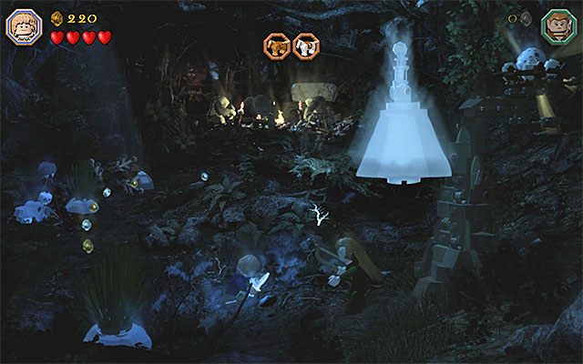 Załóż pierścień i zbuduj ogromny ciężarek - Etap 4 (Roast Mutton) - LEGO The Hobbit - poradnik do gry