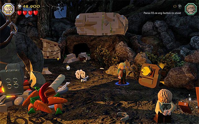 Skonstruuj zaczep i następnie go wyrwij - Etap 4 (Roast Mutton) - LEGO The Hobbit - poradnik do gry