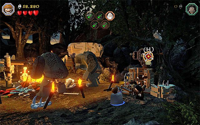 Musisz kilka razy trafić w tarczę - Etap 4 (Roast Mutton) - LEGO The Hobbit - poradnik do gry