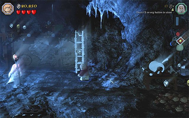 Załóż pierścień i zbuduj drabinę - Etap 6 (Over Hill and Under Hill) - LEGO The Hobbit - poradnik do gry