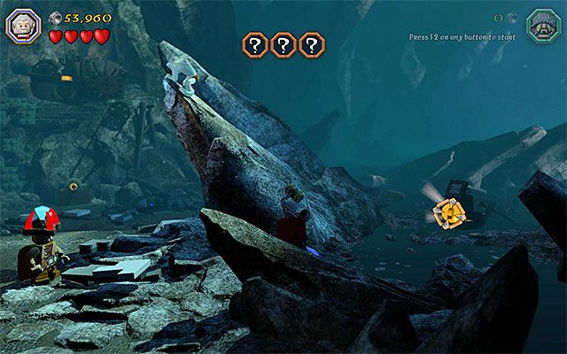 Ustaw się przy wodzie i użyj cepa - Etap 7 (Goblin-town) - LEGO The Hobbit - poradnik do gry