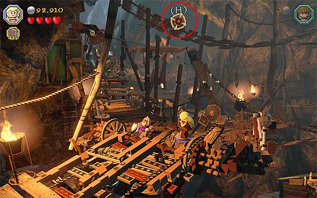 Wymagania: łuk (np - Etap 7 (Goblin-town) - LEGO The Hobbit - poradnik do gry