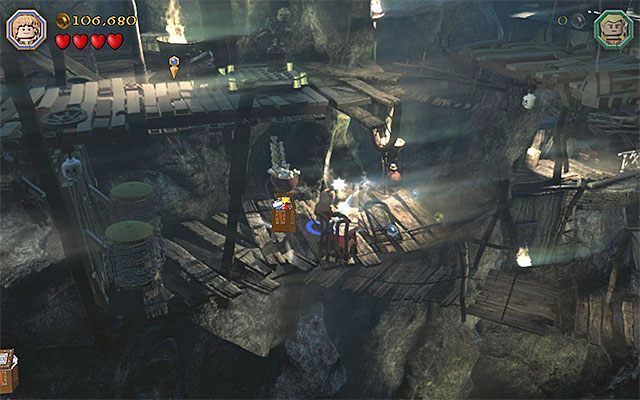 Wystarczy założyć pierścień i podejść do minizestawu - Etap 7 (Goblin-town) - LEGO The Hobbit - poradnik do gry