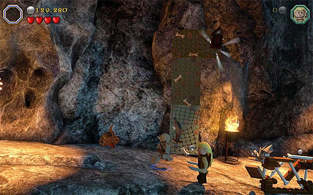 Skorzystaj z interaktywnej ściany - Etap 7 (Goblin-town) - LEGO The Hobbit - poradnik do gry