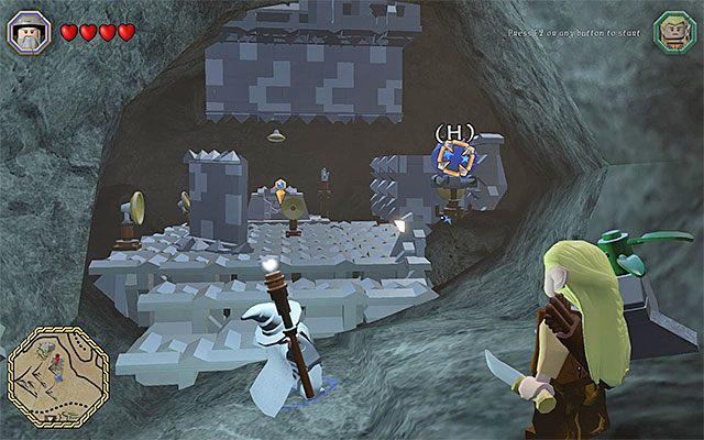 Trafiaj magicznymi pociskami w niebieskie sfery - Odnajdywanie schematów (1-8) - LEGO The Hobbit - poradnik do gry