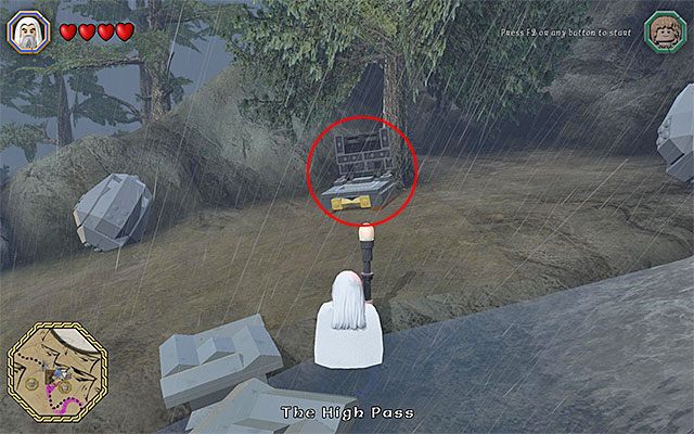 Otwórz skrzynię znajdującą się w obozowisku - Odnajdywanie schematów (9-16) - LEGO The Hobbit - poradnik do gry