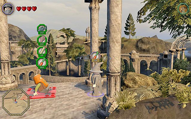 Musisz nakarmić Bombura - Odnajdywanie mithrilowych klocków (1-15) - LEGO The Hobbit - poradnik do gry