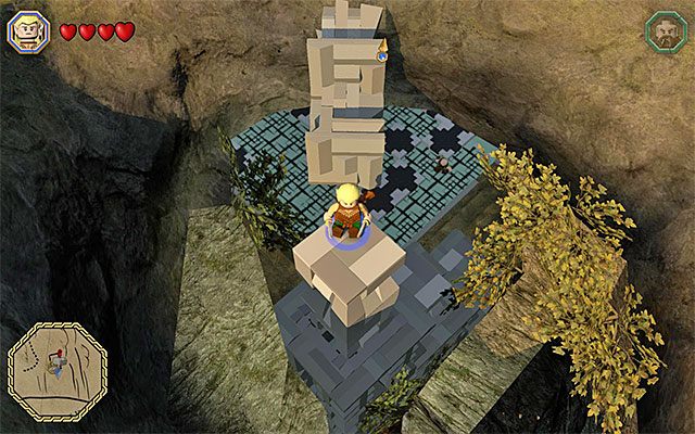 Końcowa część wspinaczki - Odnajdywanie mithrilowych klocków (1-15) - LEGO The Hobbit - poradnik do gry