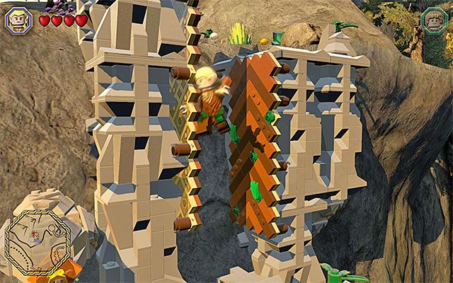 Odbijaj się od ścian - Odnajdywanie mithrilowych klocków (16-30) - LEGO The Hobbit - poradnik do gry