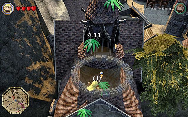 Przeskakuj na kolejne kwiaty - Odnajdywanie mithrilowych klocków (16-30) - LEGO The Hobbit - poradnik do gry