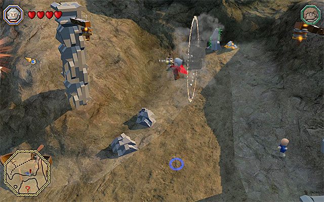 Doskakuj do kolejnych zaczepów - Odnajdywanie mithrilowych klocków (16-30) - LEGO The Hobbit - poradnik do gry