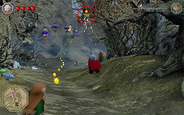 Lokalizacja: Mroczna Puszcza - Odnajdywanie mithrilowych klocków (31-45) - LEGO The Hobbit - poradnik do gry